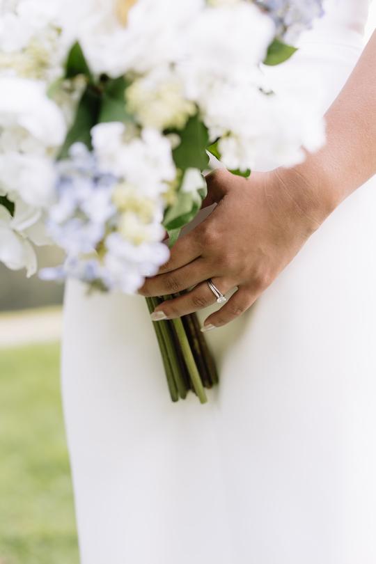 A Floral Embrace: The Ring That Seals the Love