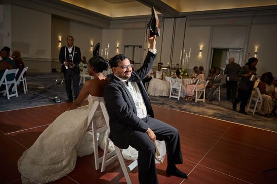 Step into the Fun: The Wedding Shoe Game Steals the Show