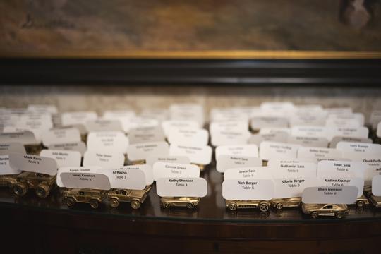 Driven to Perfection: Unique Car-Themed Place Cards
